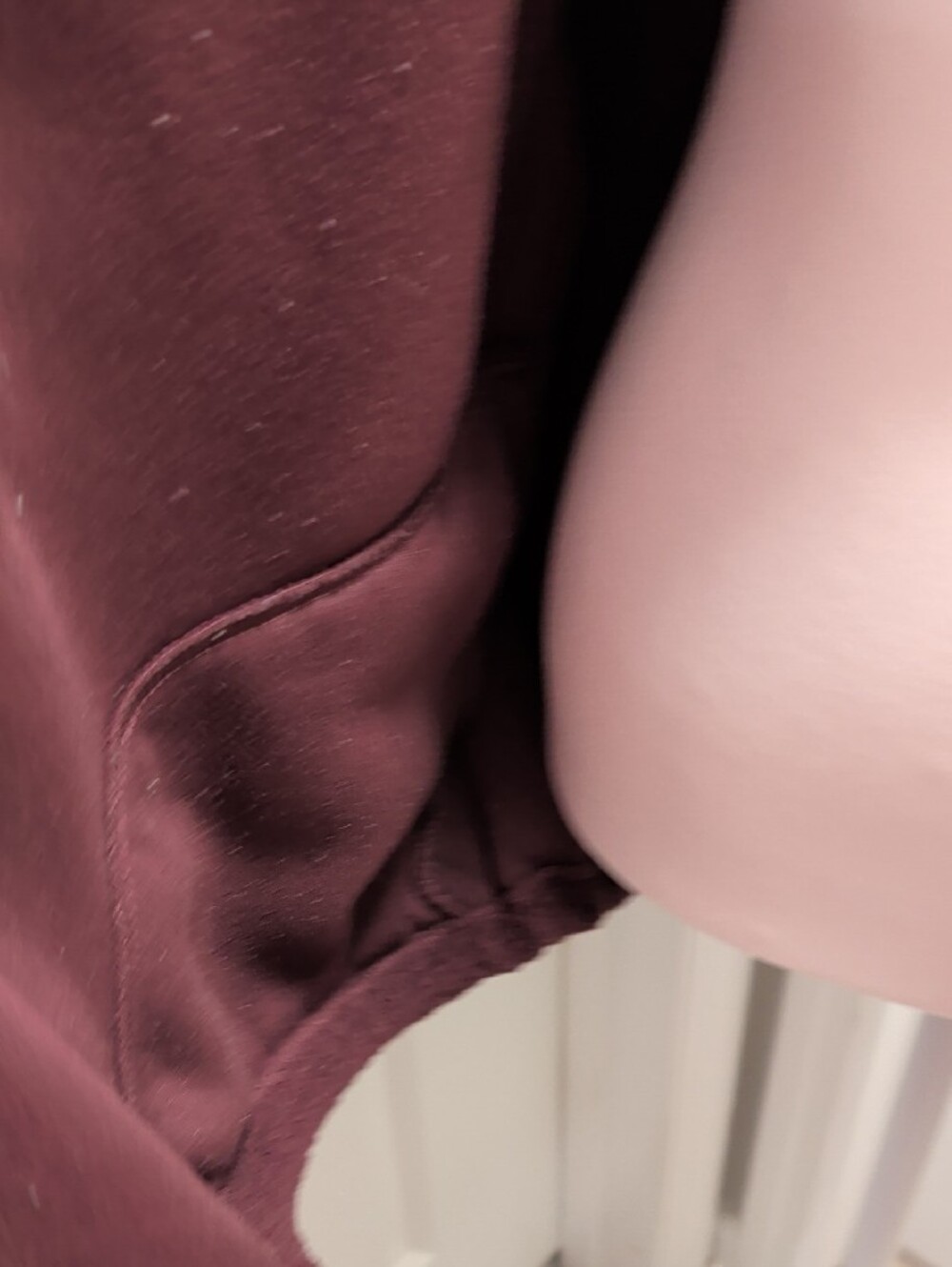 BASS Outdoors- Size Large  Women's Zip-Up Teddy Jacket in Burgundy - Picture 6 of 9